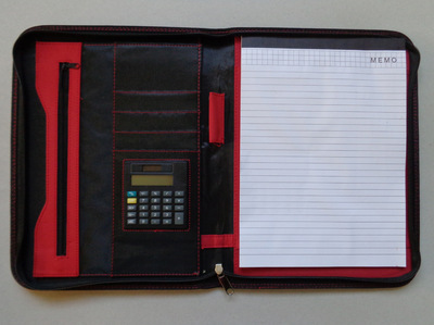 厂家定制仿皮高档经理夹 计算器多功能笔记本的商务之选